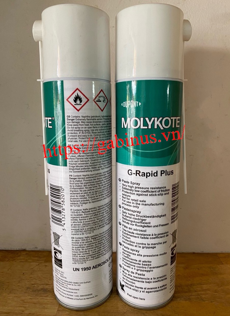 Molykote G Rapid Plus Spray Ml Gabinus Vn