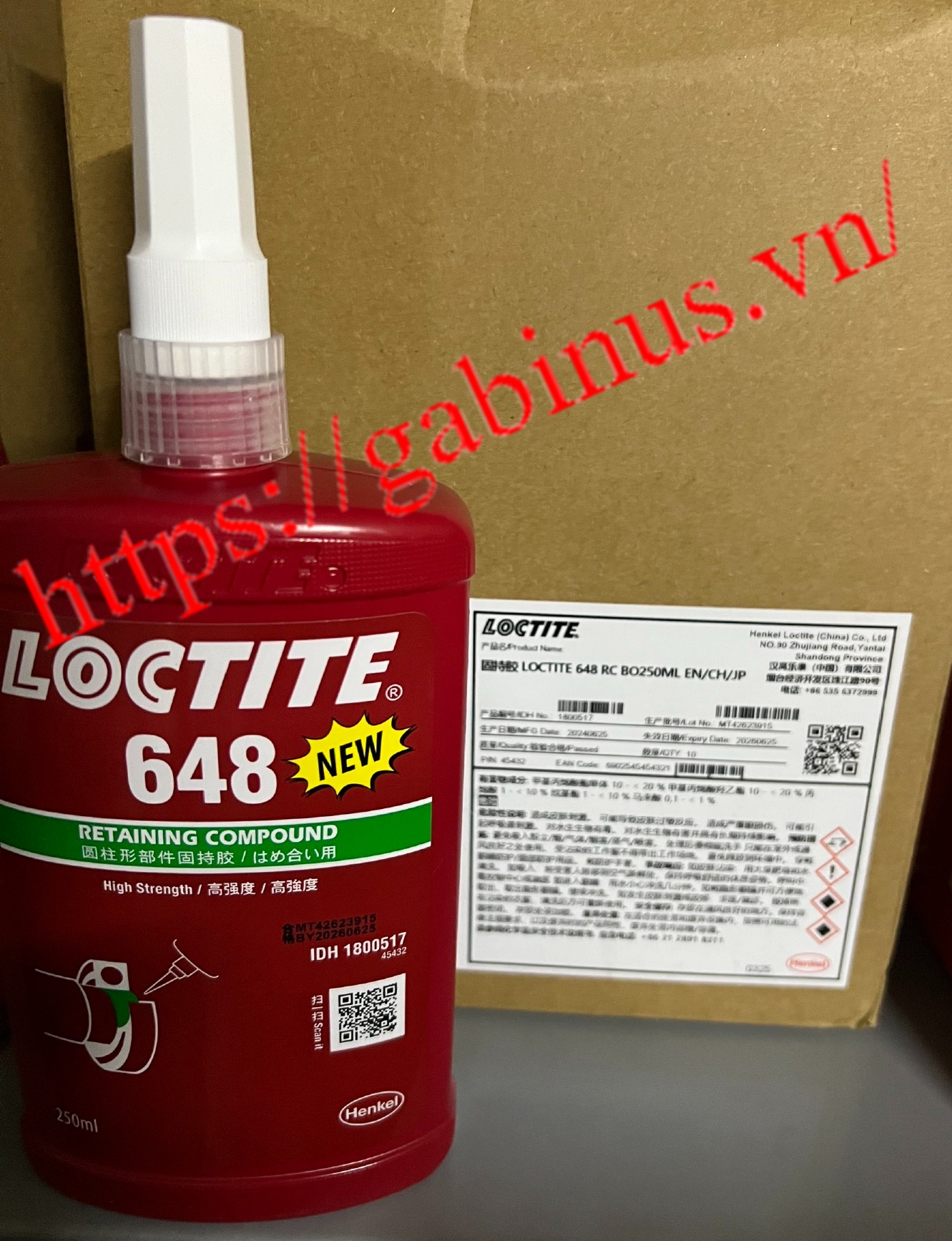 LOCTITE® 648 / KEO CHỐNG XOAY