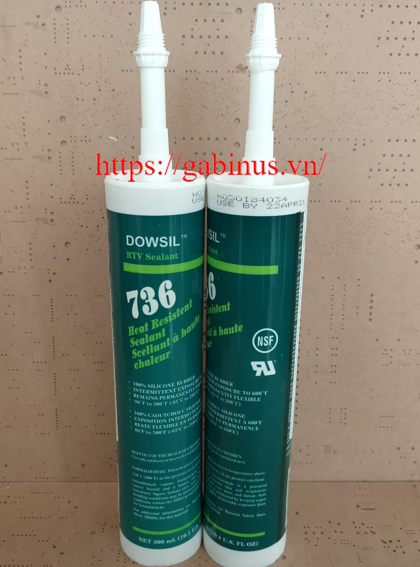 DOWSIL™ 736 Heat Resistant Sealant - Gabinus.vn