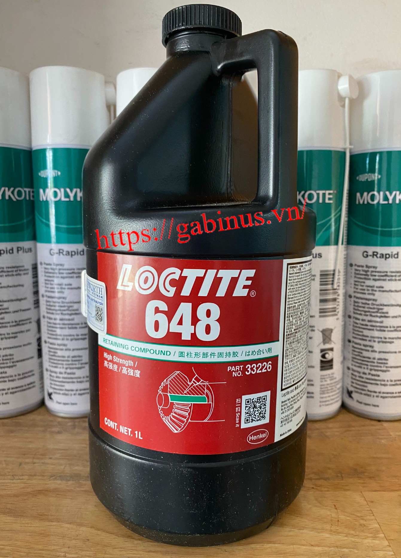 LOCTITE® 648 / KEO CHỐNG XOAY - gabinus.vn