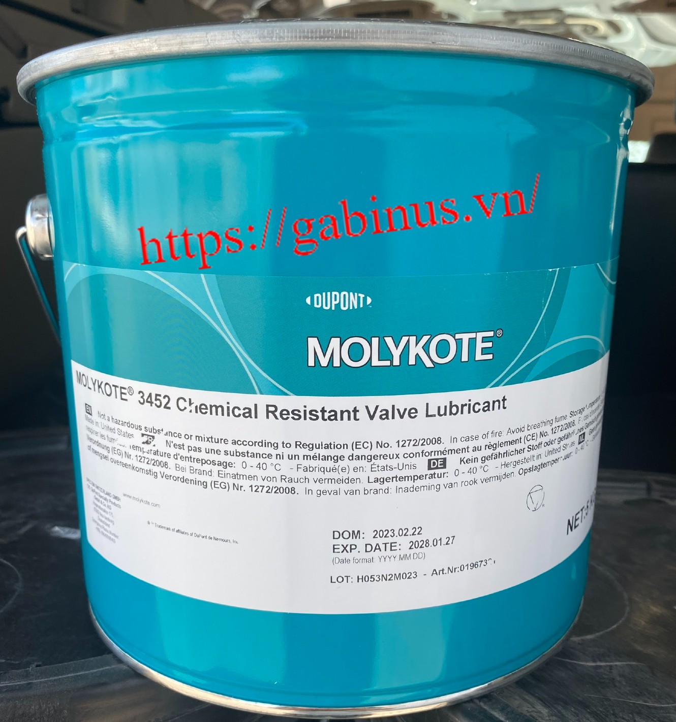 MOLYKOTE® 3452 / MỠ VAN KHÁNG HÓA CHẤT
