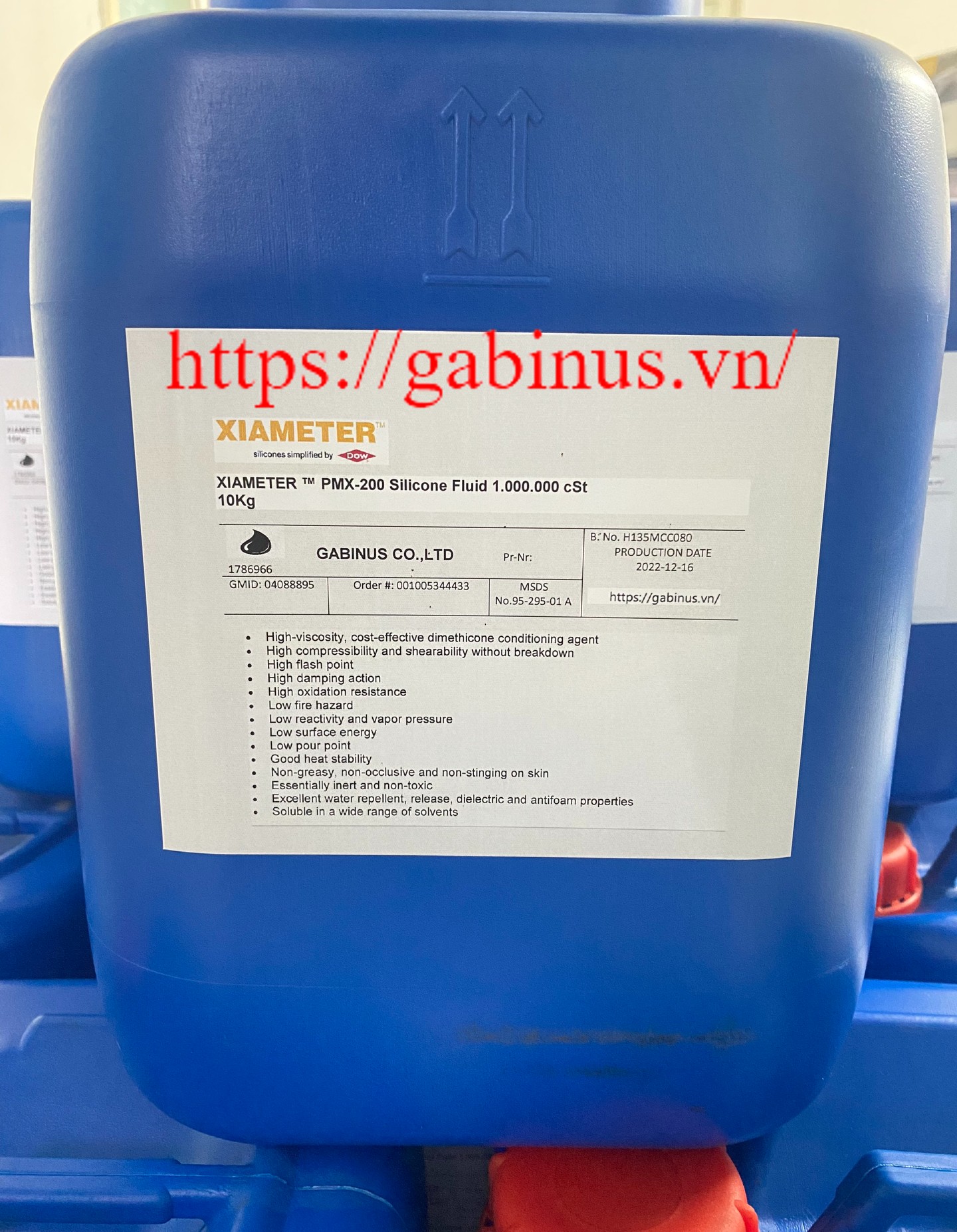 XIAMETER ™ PMX-200 Silicone Fluid 1.000 cSt - gabinus.vn