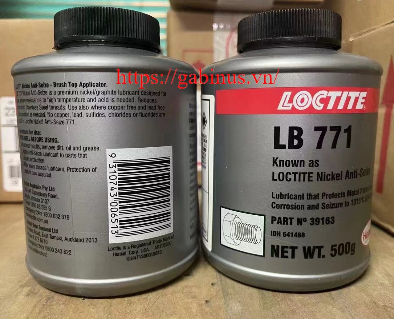 LOCTITE® LB 771 Nickel Anti-Seize Lubricant
