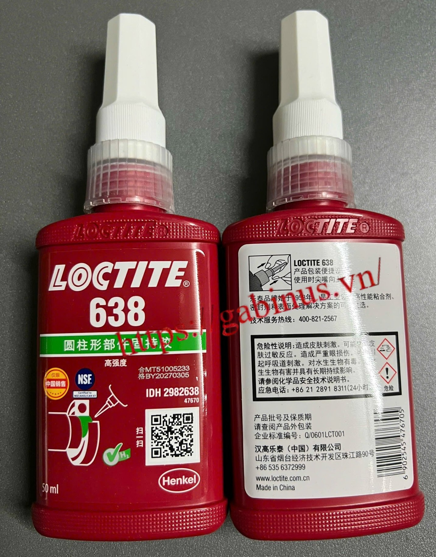 LOCTITE® 638 / KEO CHỐNG XOAY CÓ LỰC KHÓA CAO