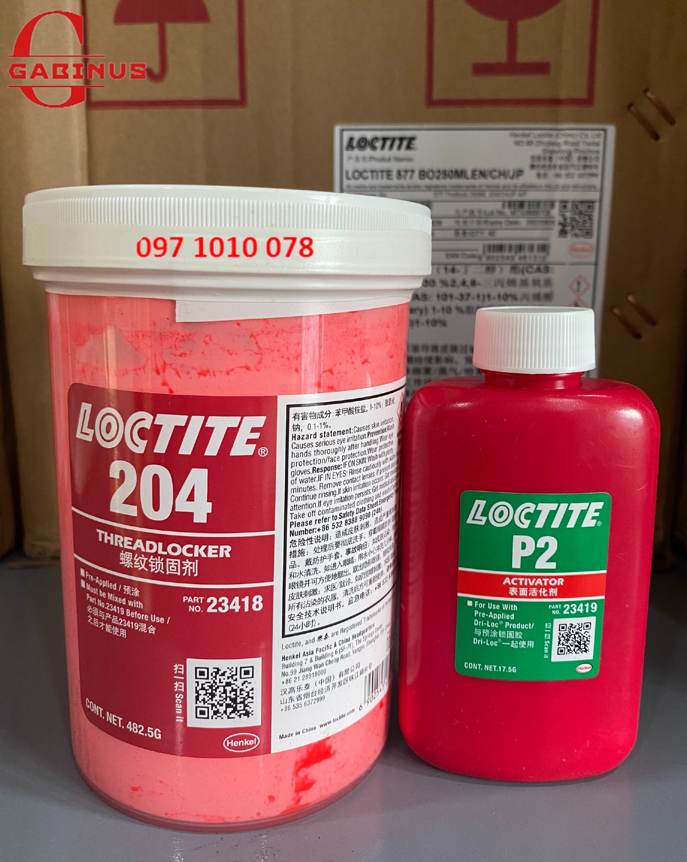 Loctite 204 Dri Loc Threadlocker Gabinusvn