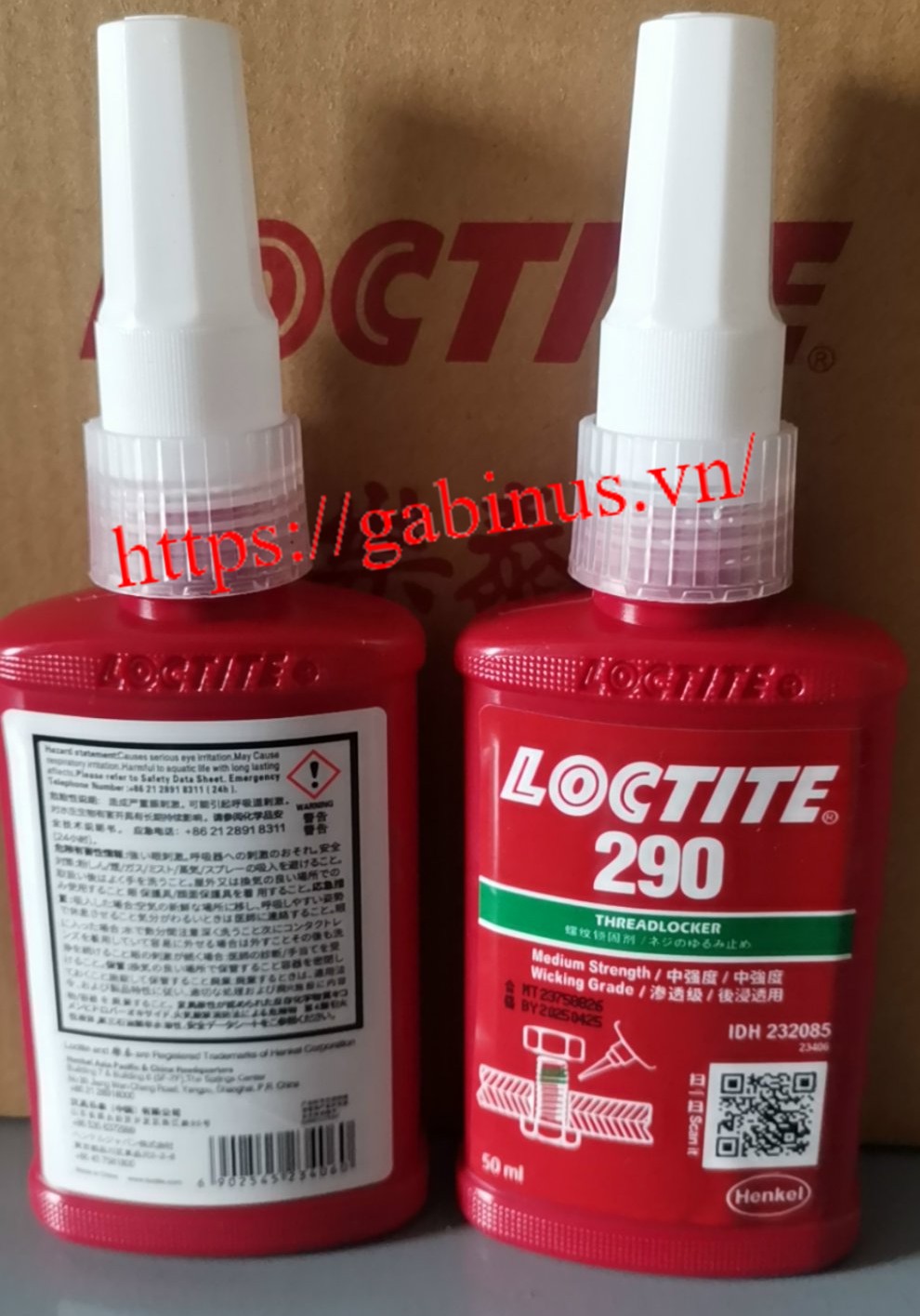 LOCTITE® 290 / KEO KHÓA REN DẠNG THẨM THẤU