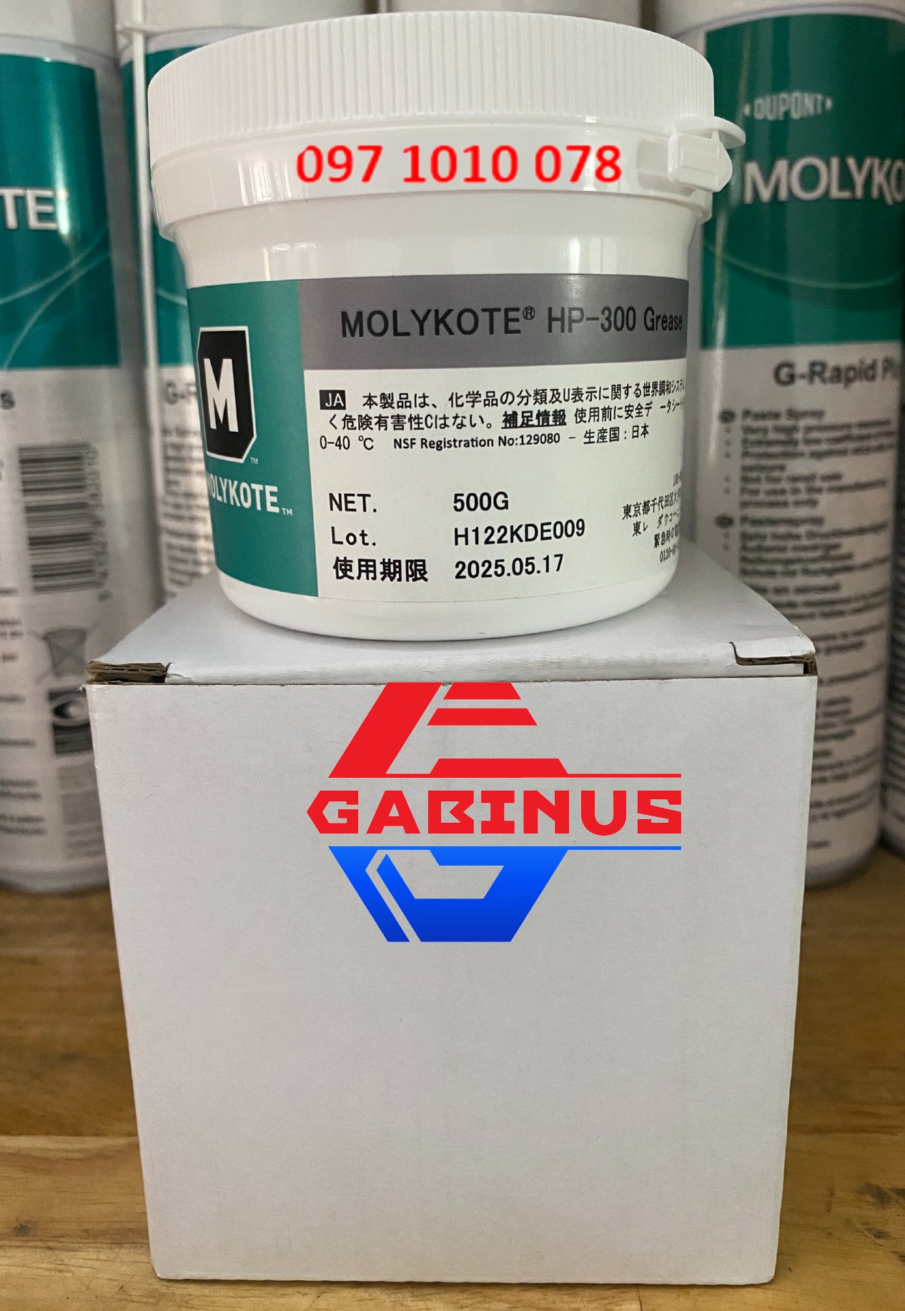 MOLYKOTE HP300 GREASE (500G) gabinus.vn