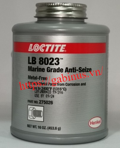 LOCTITE® LB 8023 Water/rust resistant anti-seize lubricant