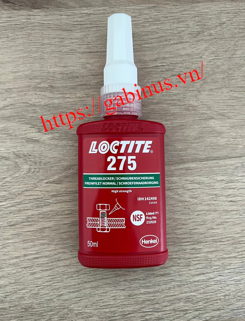 LOCTITE® 275 Threadlocking Methacrylate Adhesive - Gabinus.vn