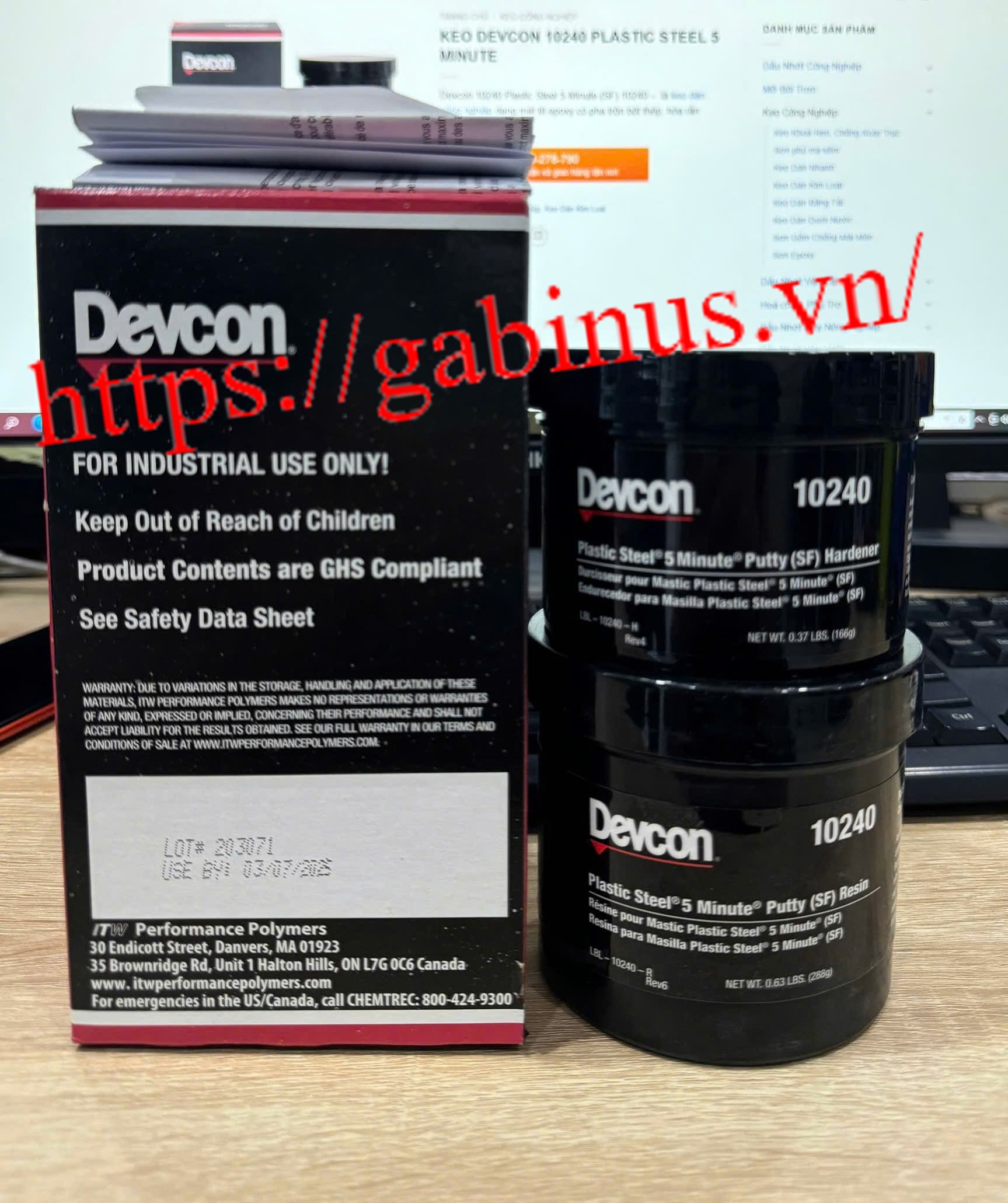 Devcon Plastic Steel 5 Minute® (SF)