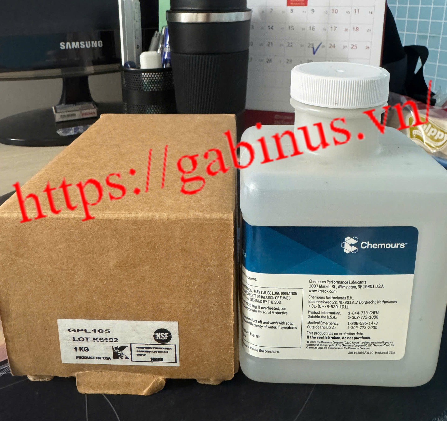 Krytox™ GPL 105 (Chất bôi trơn đa dụng)